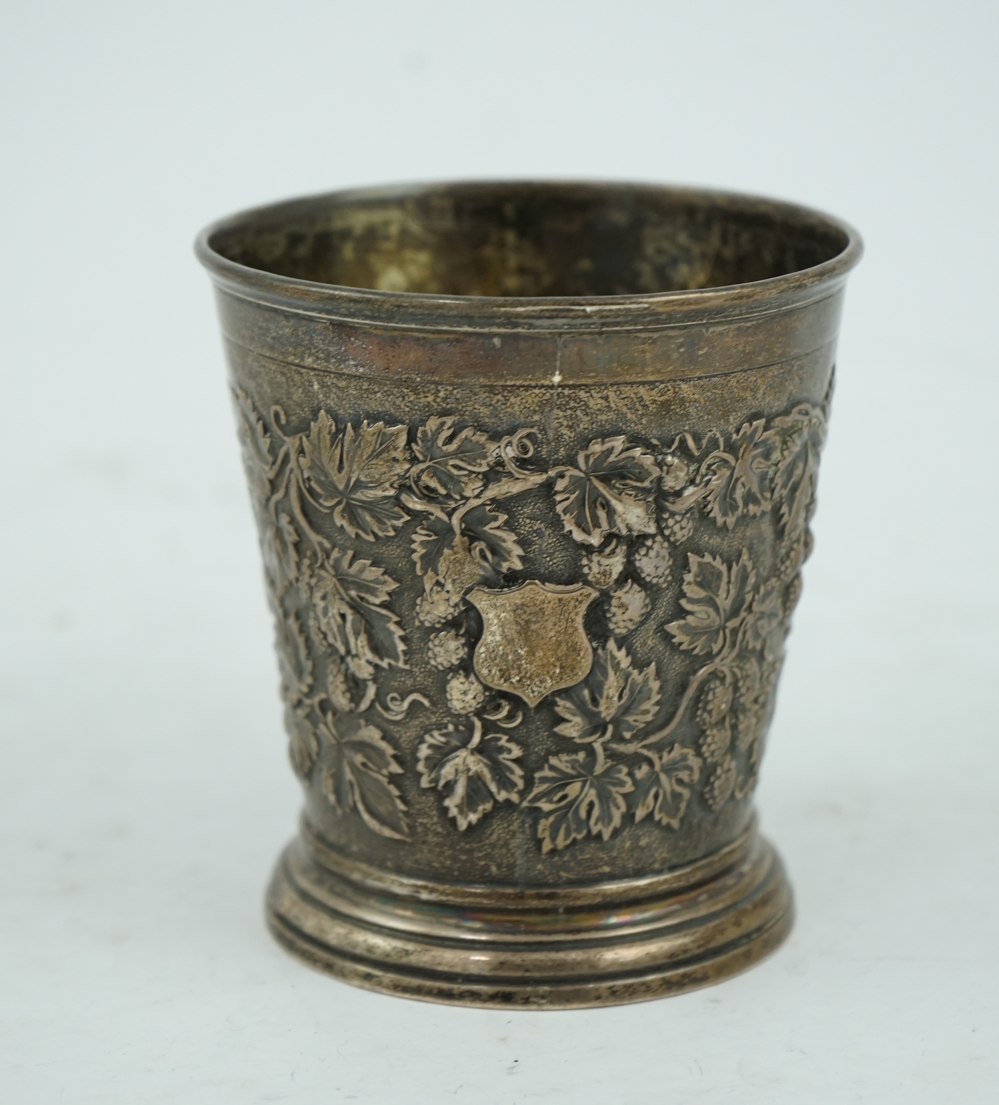 A Victorian silver christening mug by John Hunt & Robert Roskell (Hunt & Roskell late Storr & Mortimer)